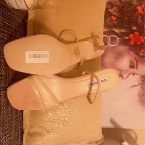 Steve Madden Clear 2 inch heel